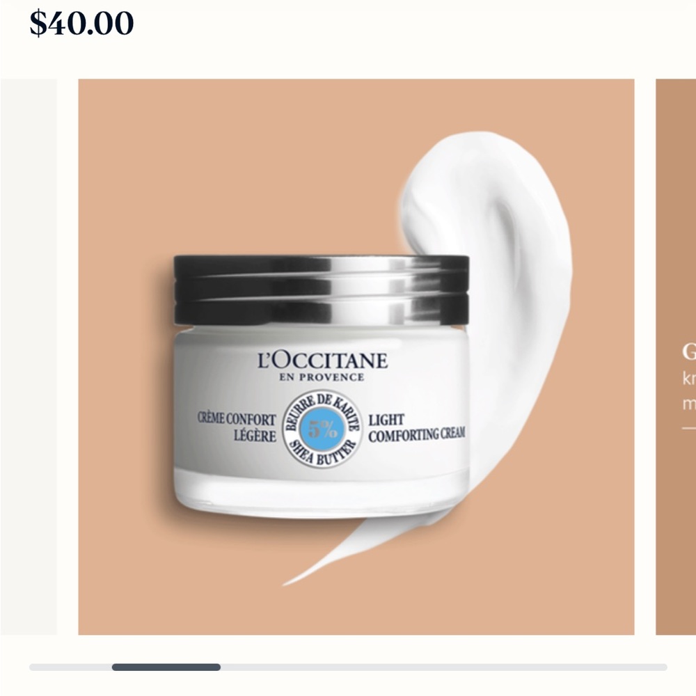 L’Occitane Light Comfort Cream